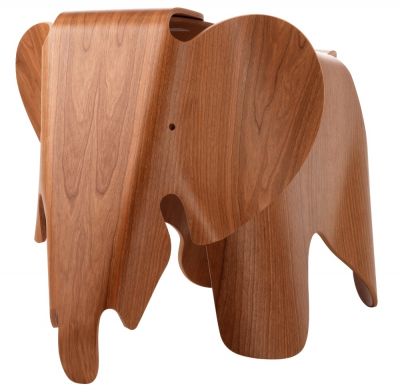 Eames Elephant Plywood Kirschbaum Hocker Vitra